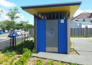 Hastings Skate Park – Public Toilet front - Waipukurau Construction
