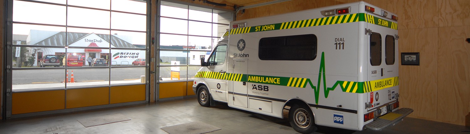 St Ambulance vehicle bay built by Waipukurau Construction