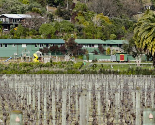 Eskdale School – New Roll Growth Classroom from vineyard - Waipukurau Construction